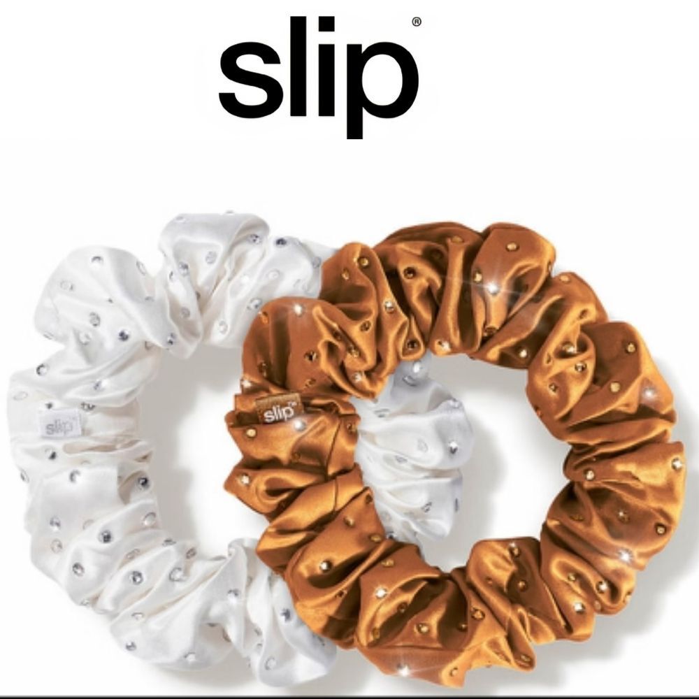 Slip Pure Silk Crystal Scrunchie Set